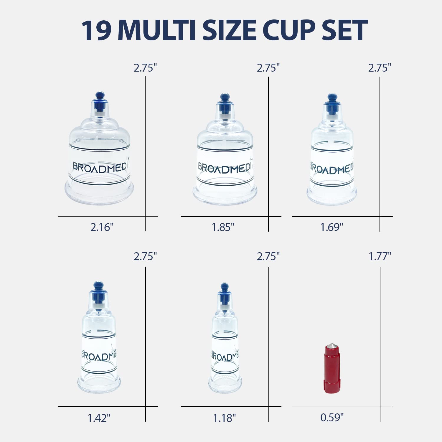 Broadmedi+ massage sticks for targeted relief after cupping