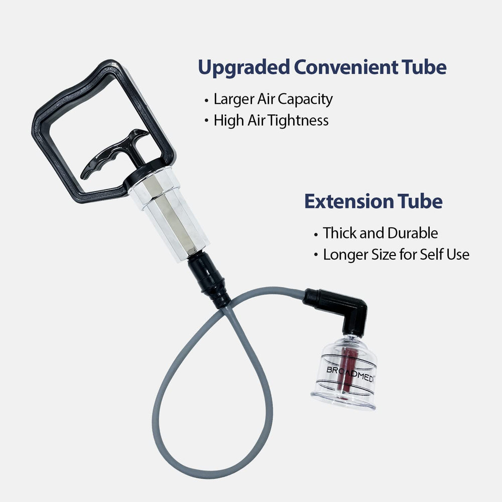 Broadmedi+ pumping handle provides easy vacuum for cup suction