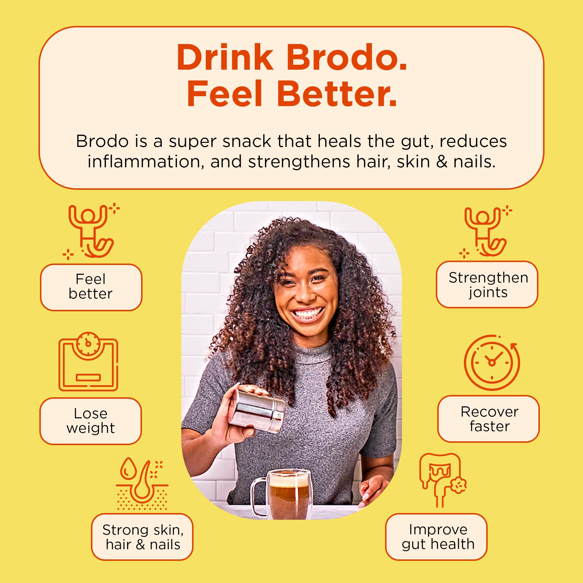 Brodo Deeply Rooted soup and stew base broth pouch for depth in recipes.