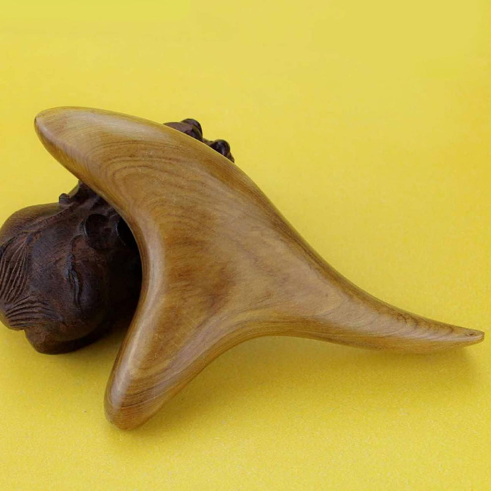 Broman wooden massager texture provides a natural, calming touch.