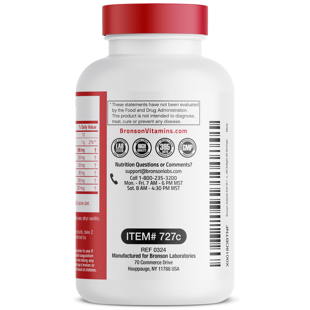 Bronson packaging box with clear branding for convenient daily use