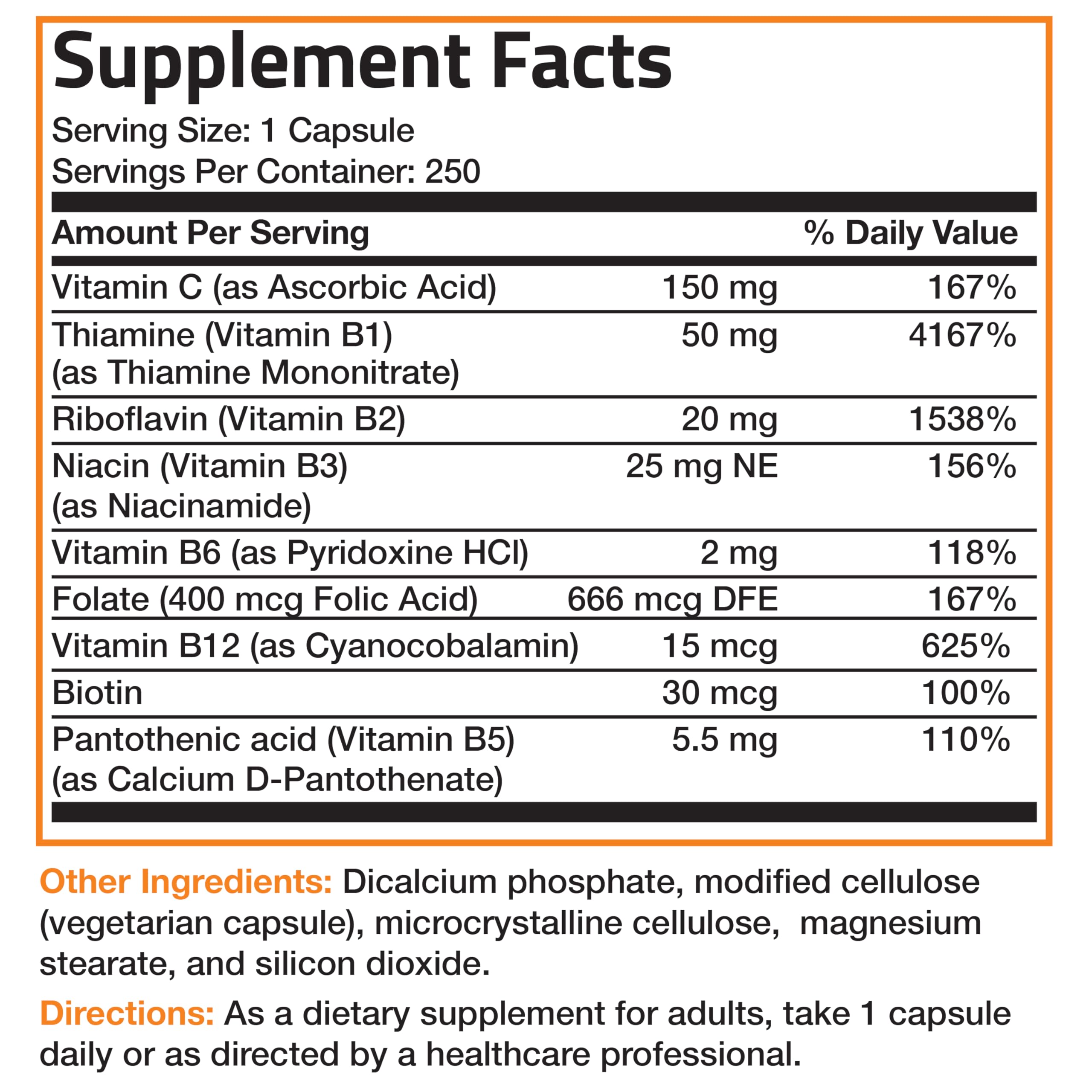 Bronson B-Complex vitamin C boost near bottle