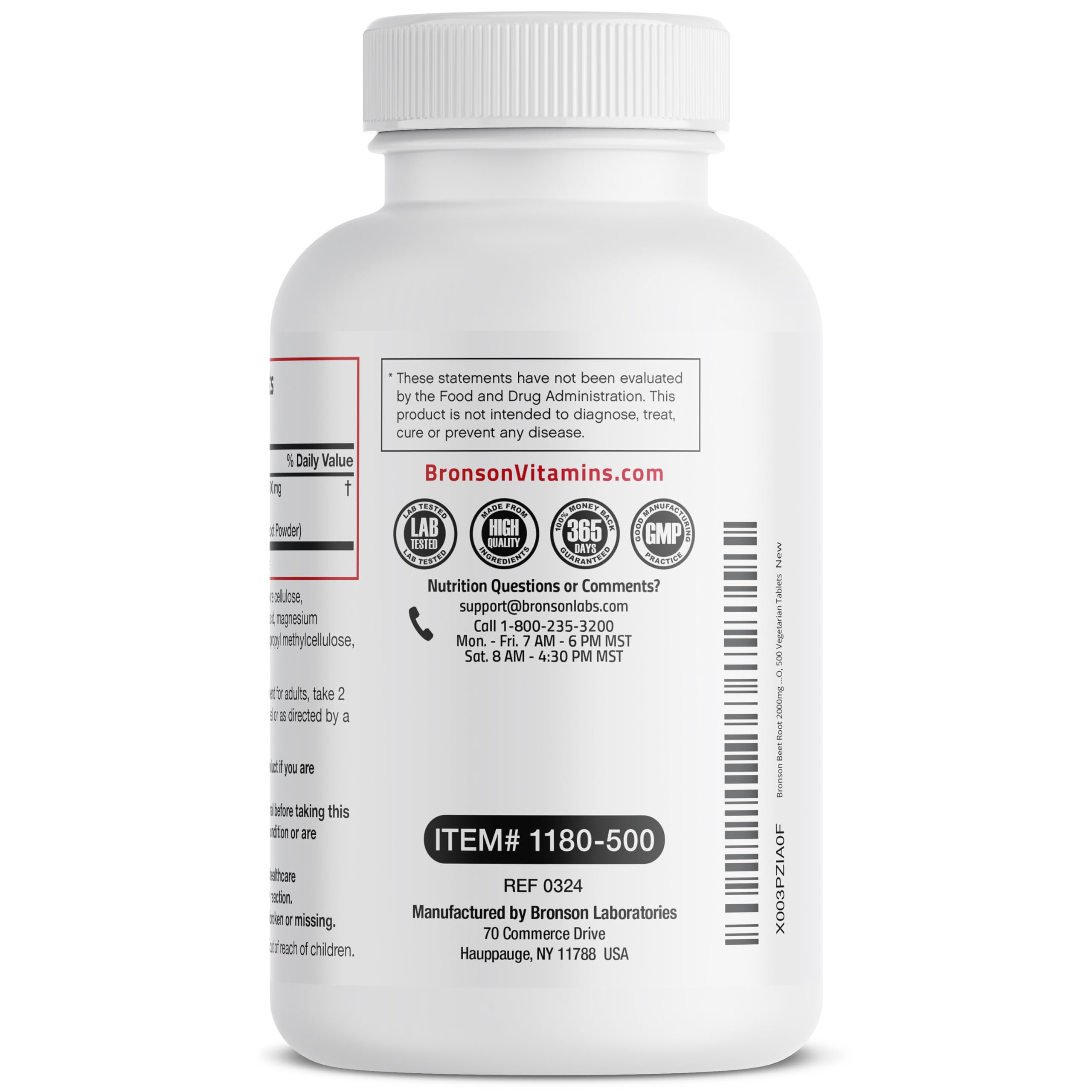 Bronson Beet Root being taken with water for daily use and energy.