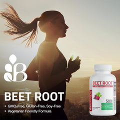 Bronson Beet Root Extra Strength nutrition label close-up with 2000 mg equivalent per serving