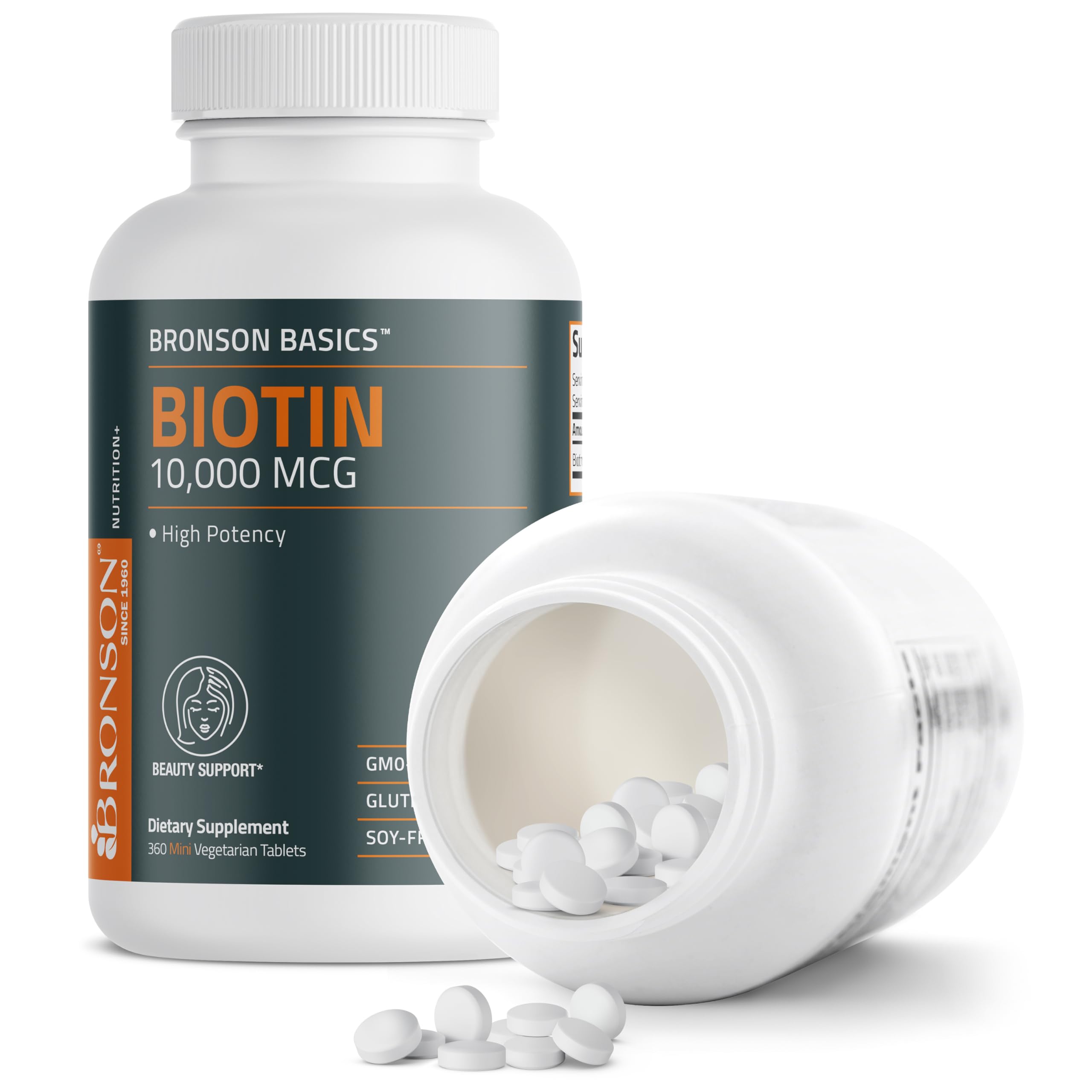 Bronson Biotin gluten-free and soy-free formulation