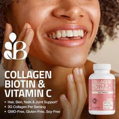 Bronson Collagen Peptides 3000mg label detail highlighting non-GMO and gluten-free