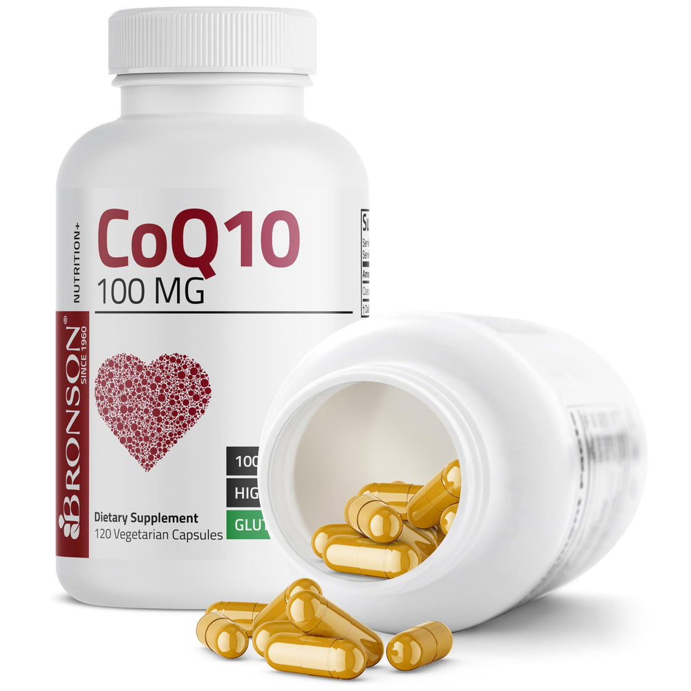 Gluten-free label on Bronson CoQ10 packaging
