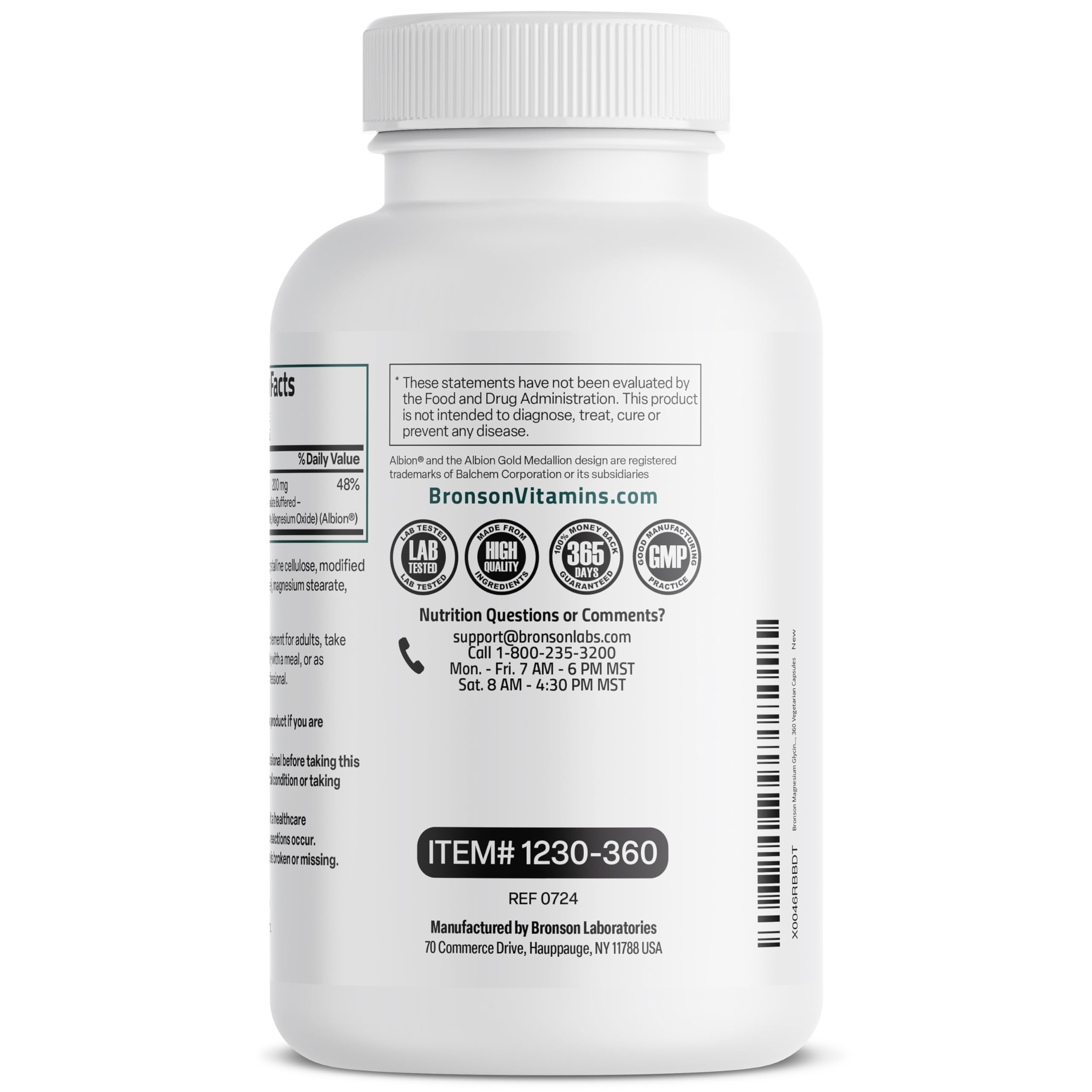 Bronson facility in Hauppauge image communicates in-house manufacturing standards.