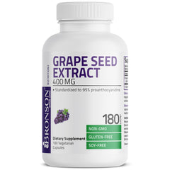 Bronson Grape Seed Extract non-GMO seal reinforces quality