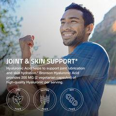 Bronson Hyaluronic Acid factory NY image indicating cGMP manufacturing standards