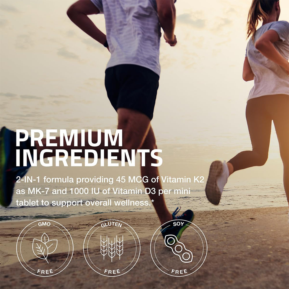 Bronson K2 D3 Minis: dosis diaria conveniente para tu rutina.