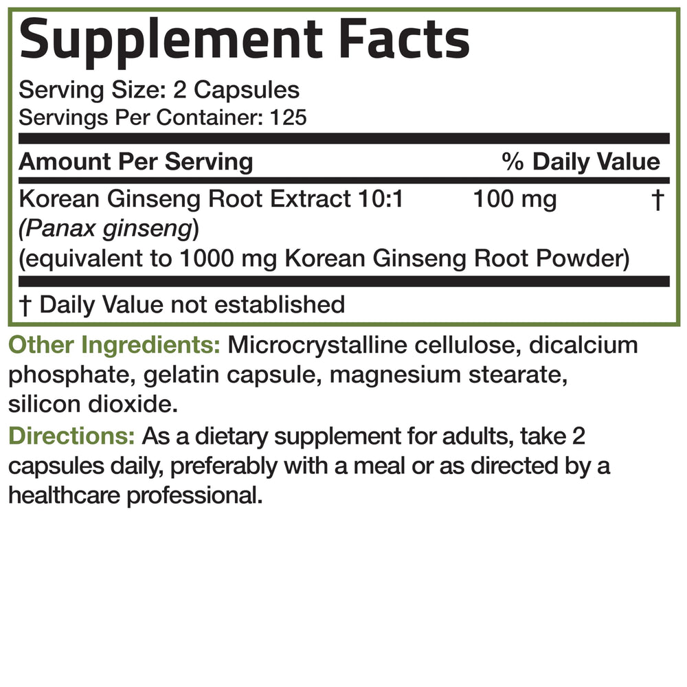 Bronson Panax Ginseng in daily routine context for wellness.
