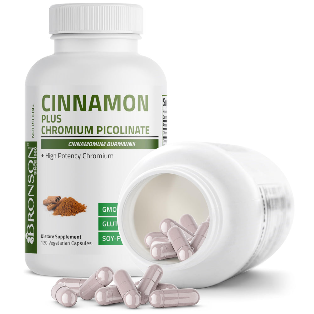 Bronson label close-up demonstrates cGMP quality and potency commitment
