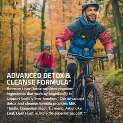 Bronson Liver Detox dandelion root ingredient focus supporting routine