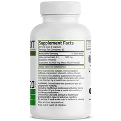 Bronson Maca Root capsules for daily stamina and vitality