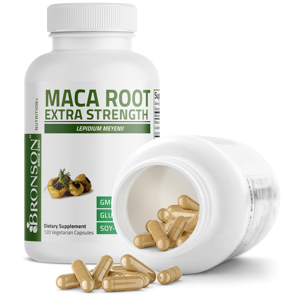Bronson Maca Root Extra capsules support an active daily routine.