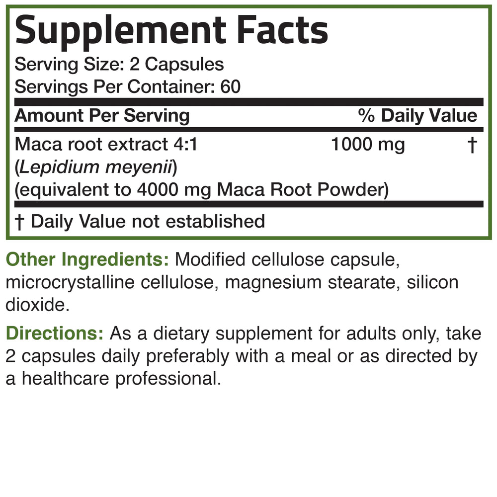 Bronson Maca Root Extra pantry storage suggests easy daily supplementation.