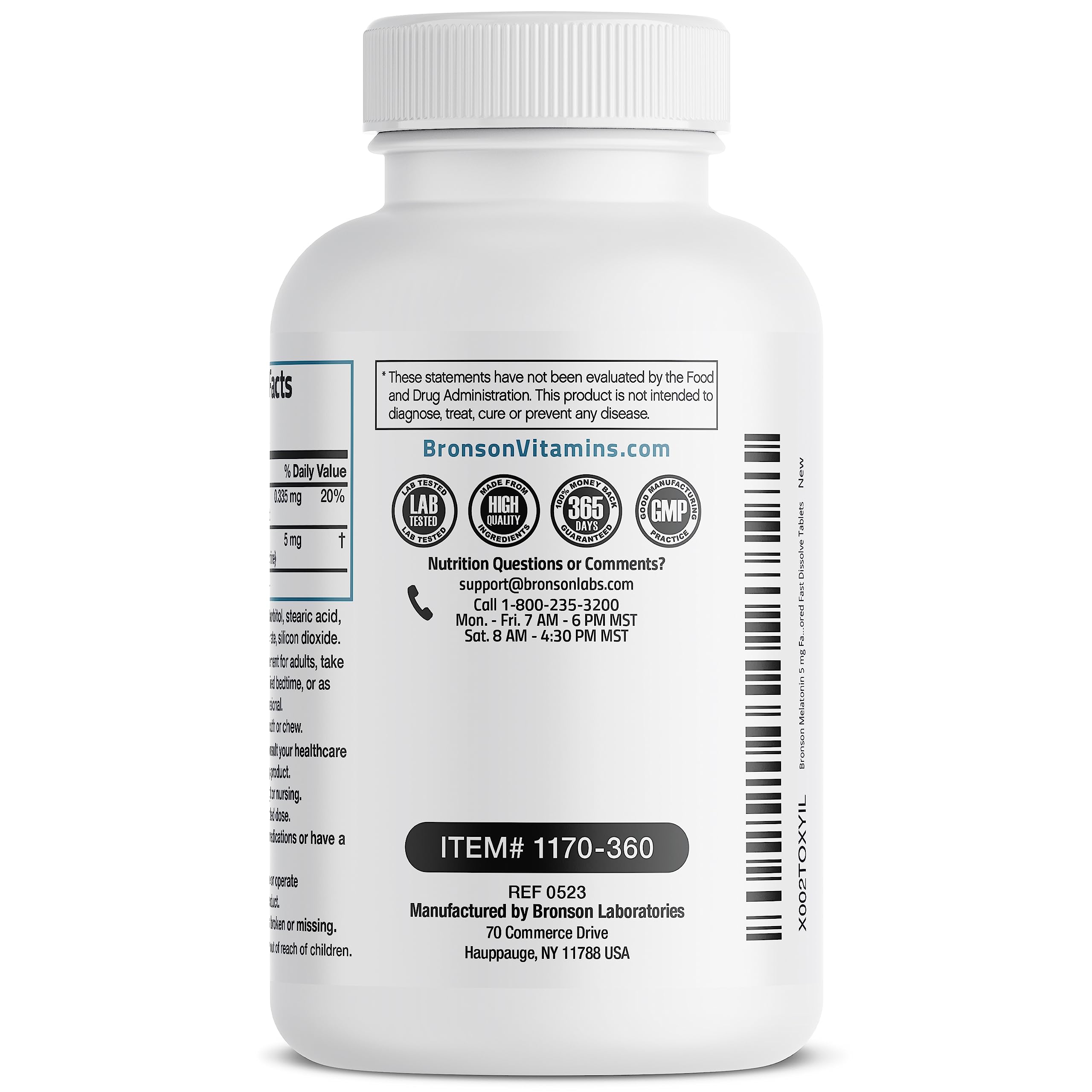 Bronson melatonin chewable texture close-up