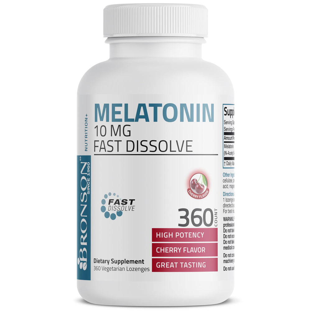 Bronson Melatonin fast absorption formula for faster effect.