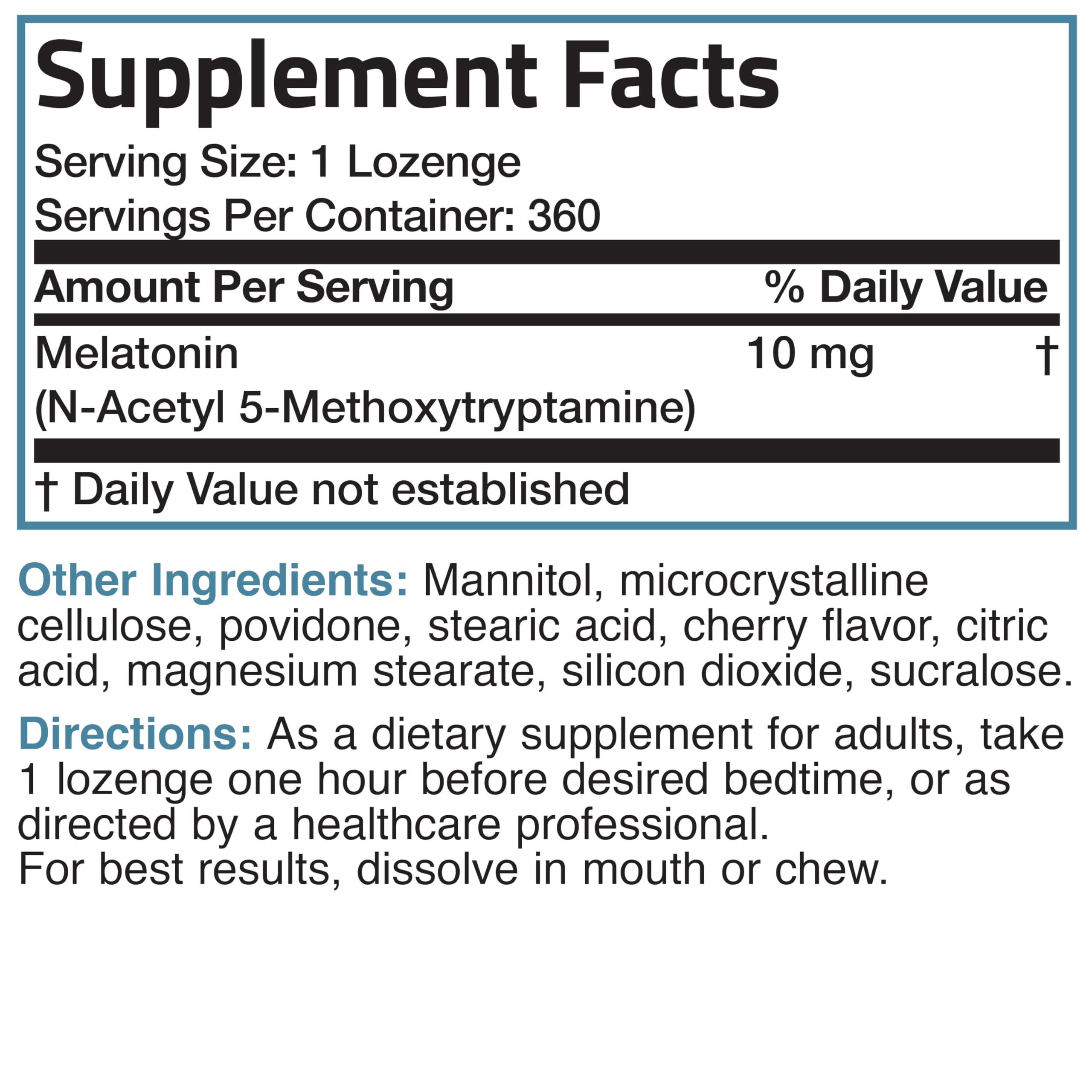 Bronson Melatonin nightstand bottle ready for travel.