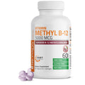 Bronson Methyl B12 5000 mcg Methylcobalamin – Energy & Brain Support | 60 Lozenges