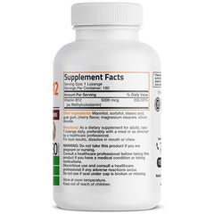 Bronson Methyl B12 lozenge dissolving on tongue enables fast absorption.