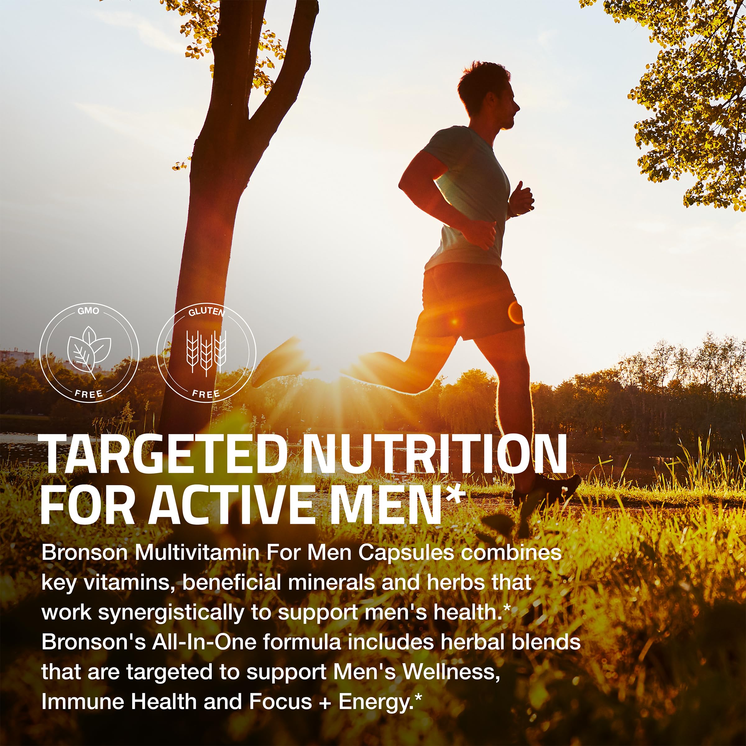Bronson Multivitamin for Men serving scoop for easy daily intake