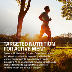 Bronson Multivitamin for Men serving scoop for easy daily intake