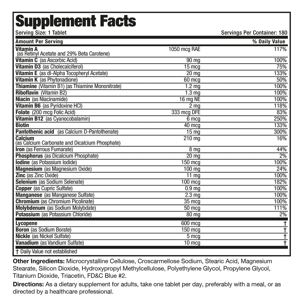 Bronson ONE Daily Men’s Complete bottle in a supplement rack for easy routine.