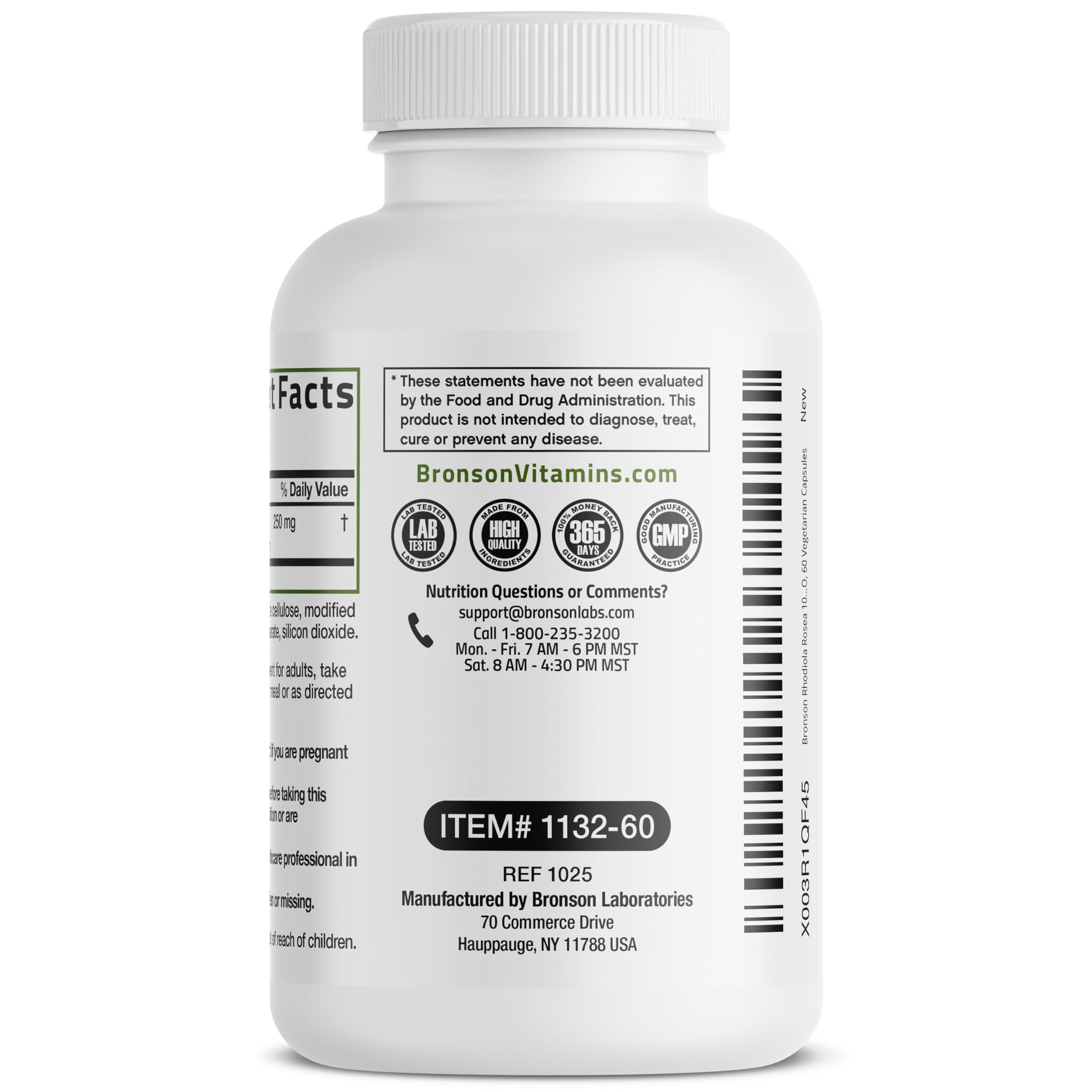 Capsules in a glass of water showing easy daily use for balanced energy and mood support.