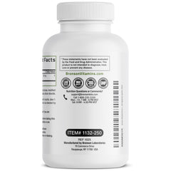 Pour shot of Bronson Rhodiola Rosea capsules suggesting easy daily use.