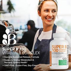 Bronson Super B100 tablets close-up highlighting compact pills