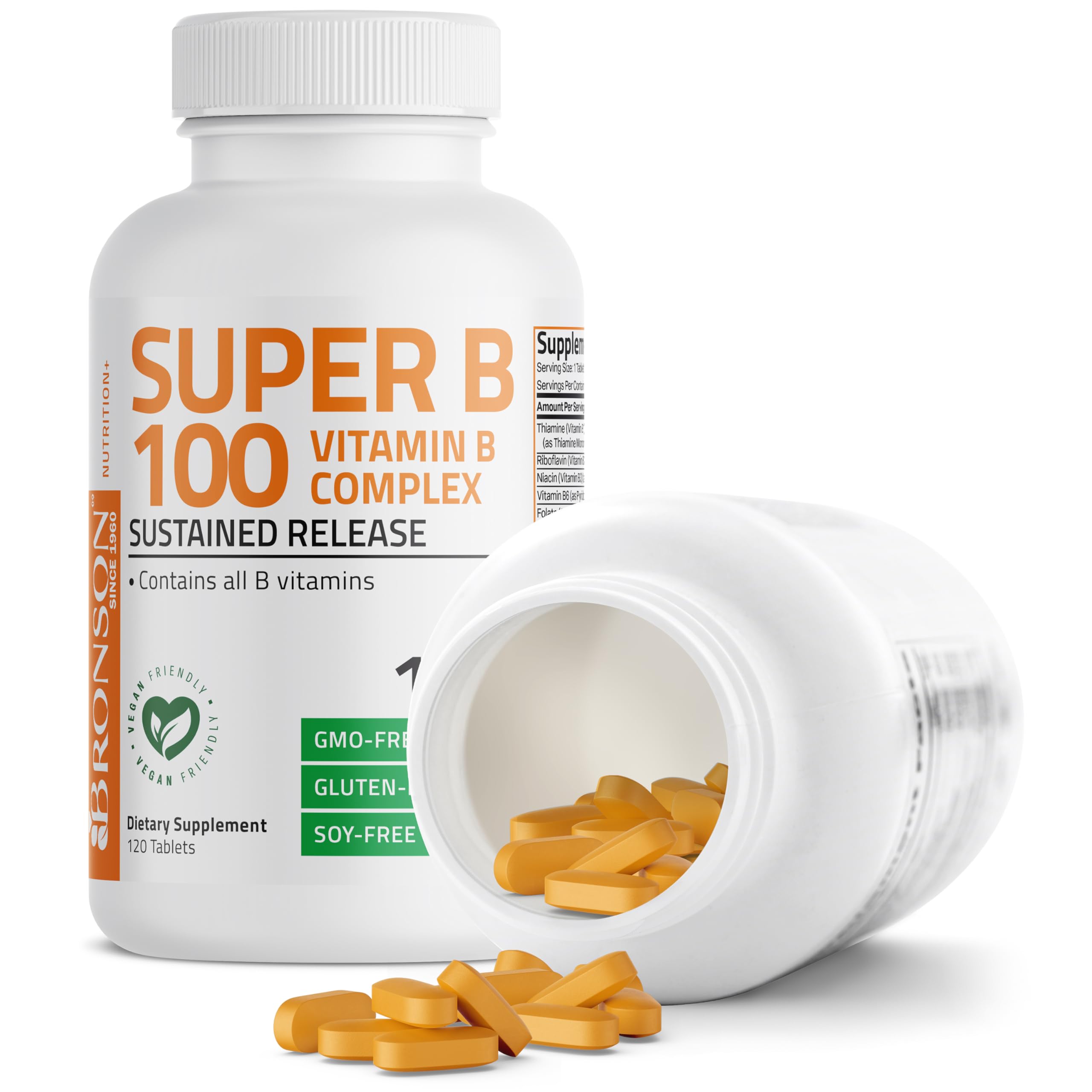 Bronson Super B100 tablets in daily routine setup