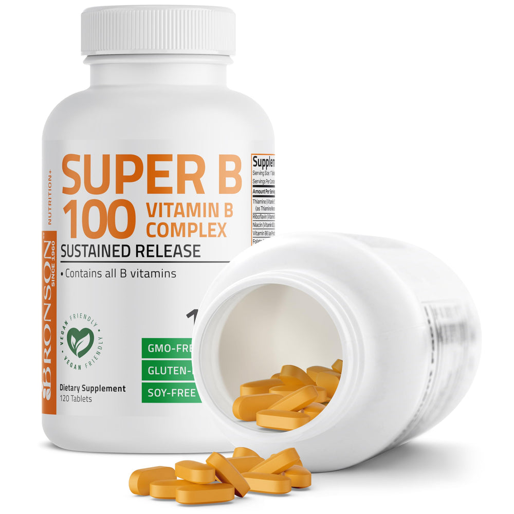 Bronson Super B100 tablets in daily routine setup