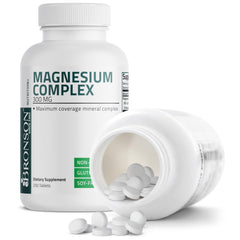 Bronson Triple Magnesium Complex packaging on a shelf signaling quality manufacturing.