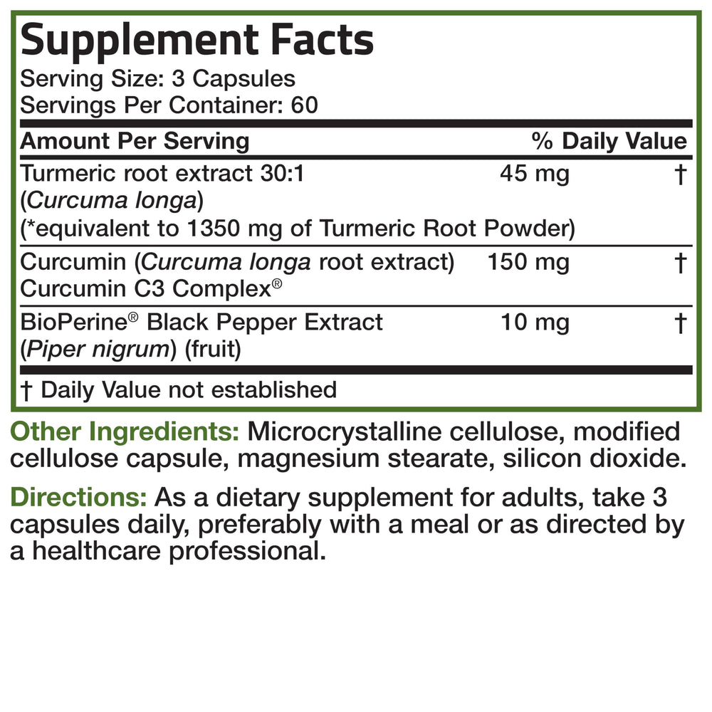 Bronson turmeric-curcumin joint and antioxidant hero-shot.