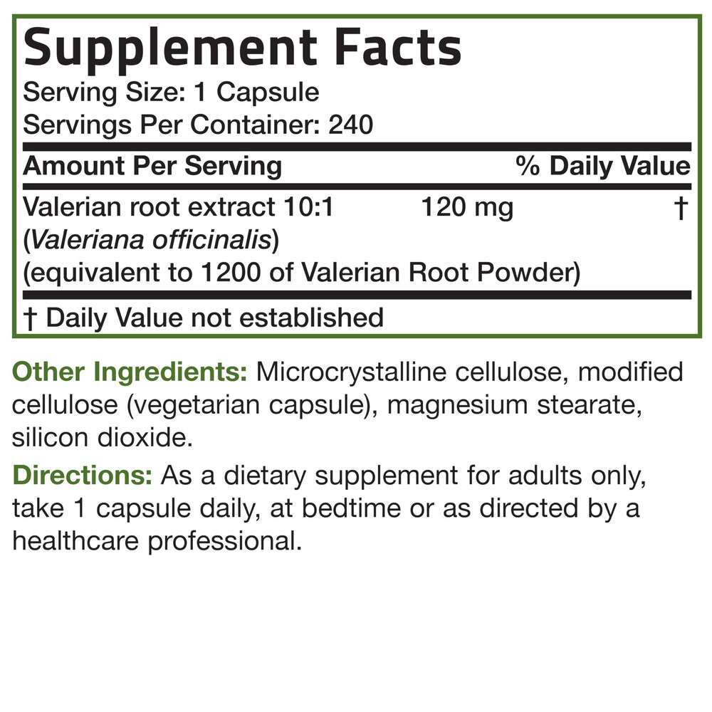 Bronson Valerian Root New York facility manufacturing area.