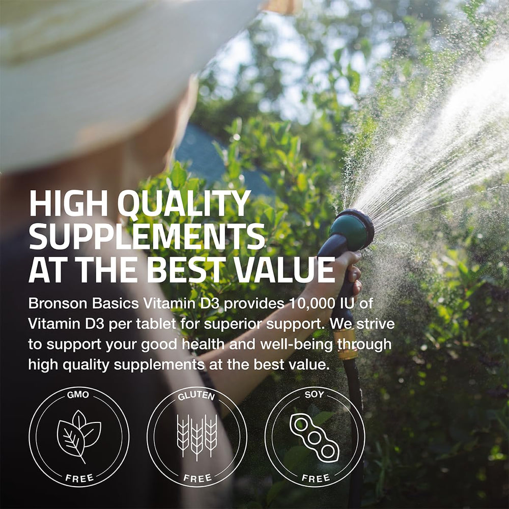 Bronson Vitamin D3 lab-tested quality label at New York facility