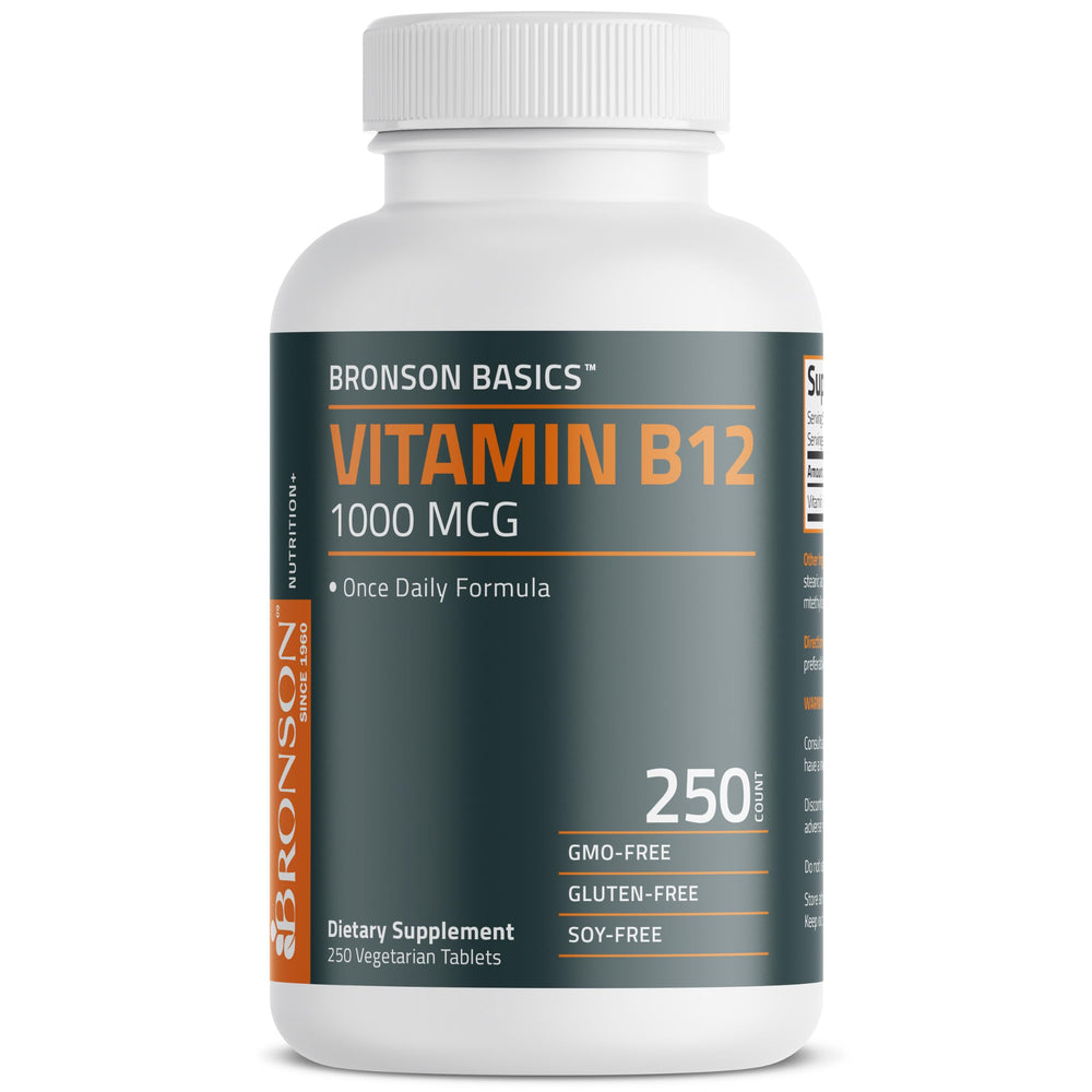 Bronson Vitamina B12 1000 mcg, fábrica en Nueva York garantiza calidad y consistencia.