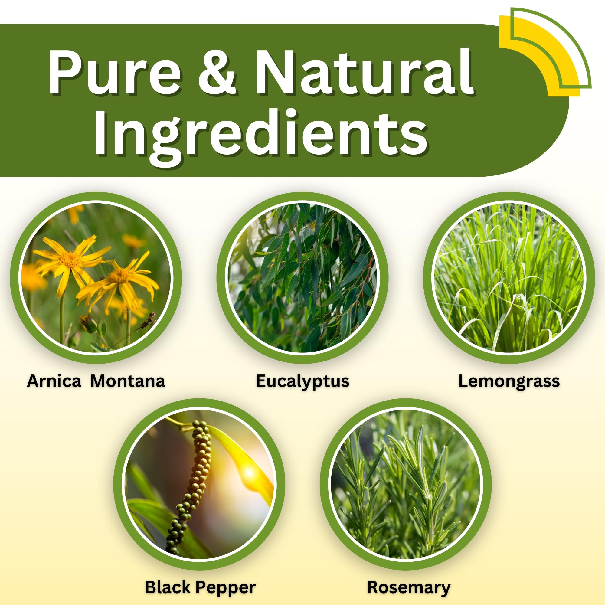 Brookethorne Naturals Relief Arnica Cream ingredients highlight aloe vera, shea butter, and botanical oils.