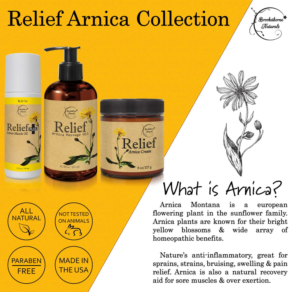 Calming therapy ambiance communicates mind-body refresh with Brookethorne Naturals Relief Arnica Cream.