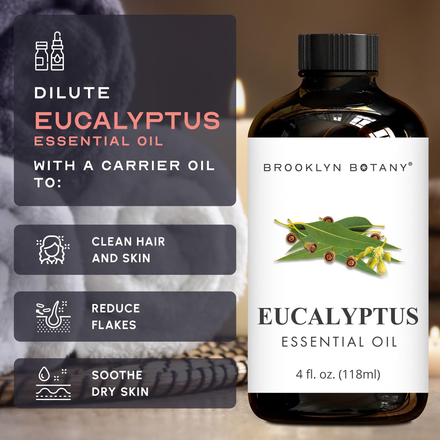 Brooklyn Botany Eucalyptus oil purity check indicates natural content