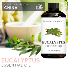 Brooklyn Botany Eucalyptus oil bottled in the USA, ready for use
