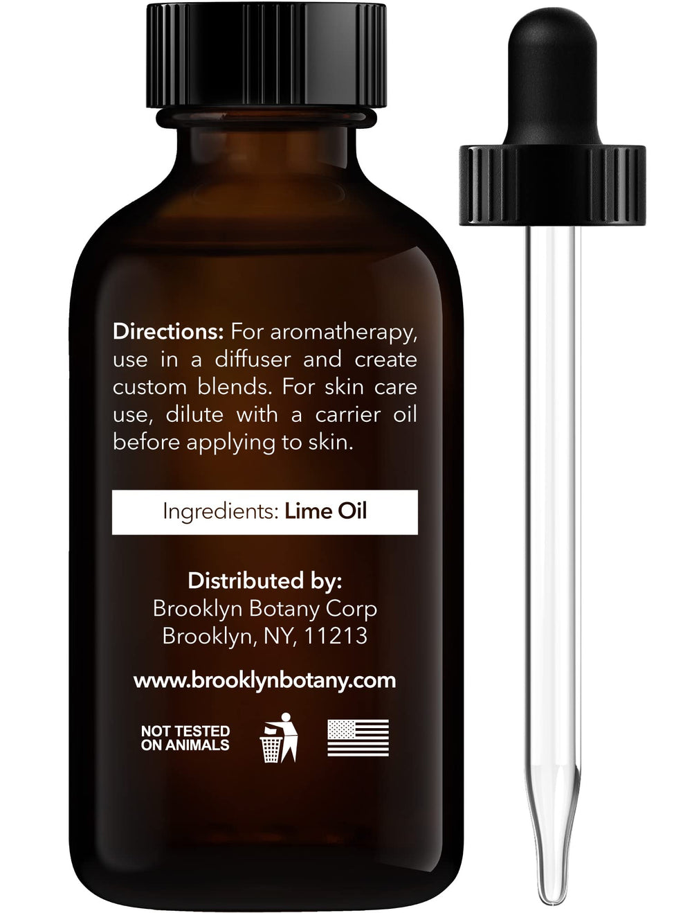 Lime oil diffuser blend from Brooklyn Botany for layered citrus notes.