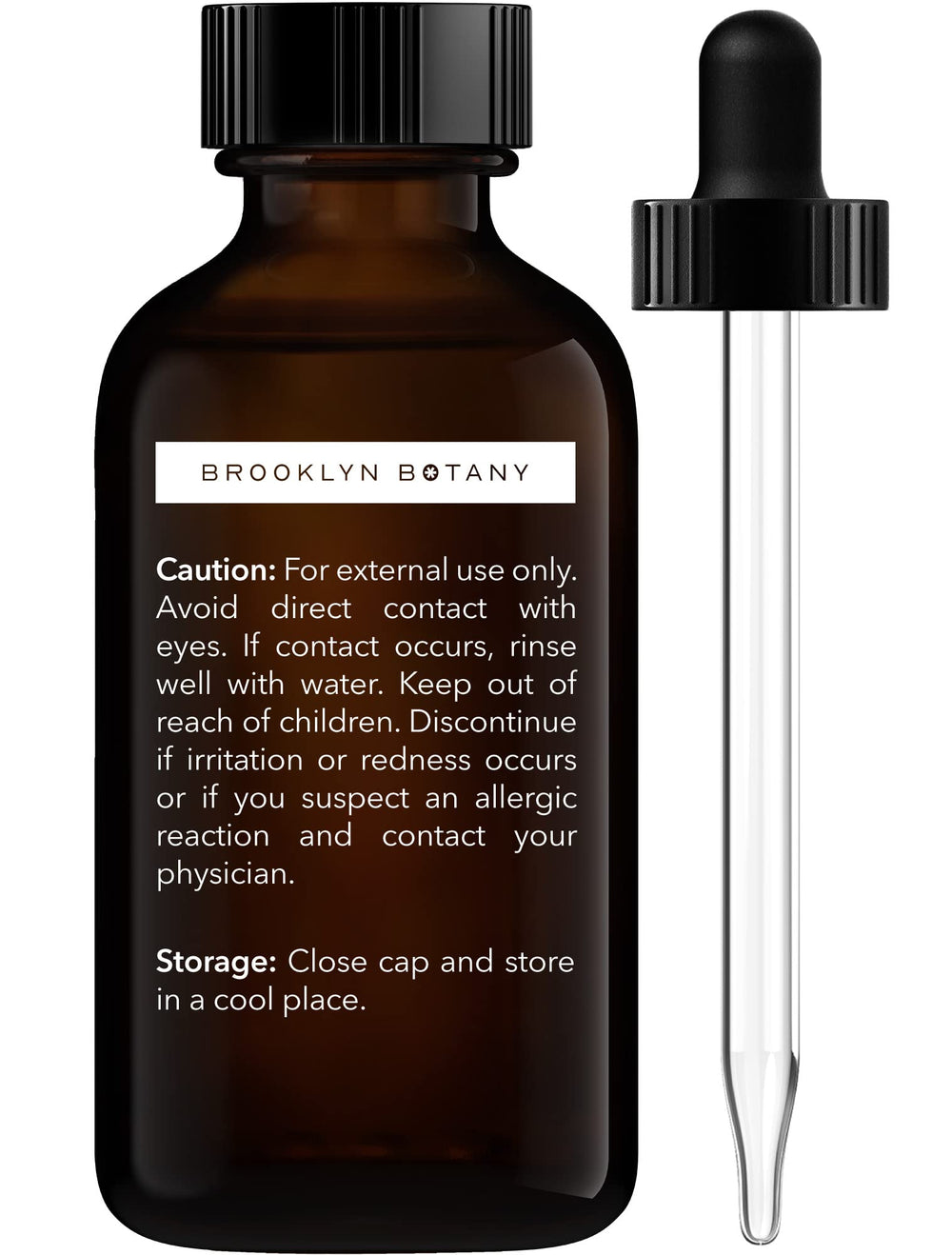 Dropper-cap bottle of Brooklyn Botany Lime oil for precise, mess-free use.