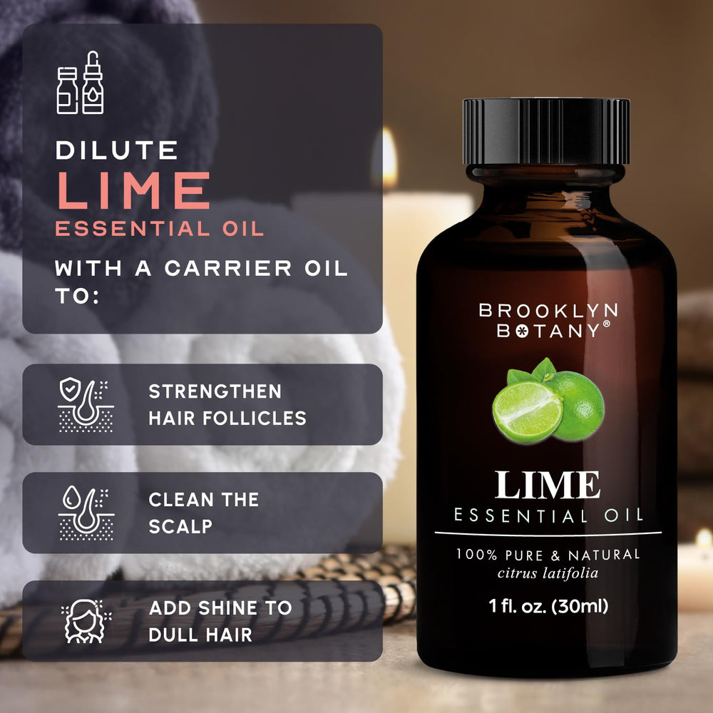 Brooklyn Botany Lime oil pairing ideas to enhance diffuser blends.