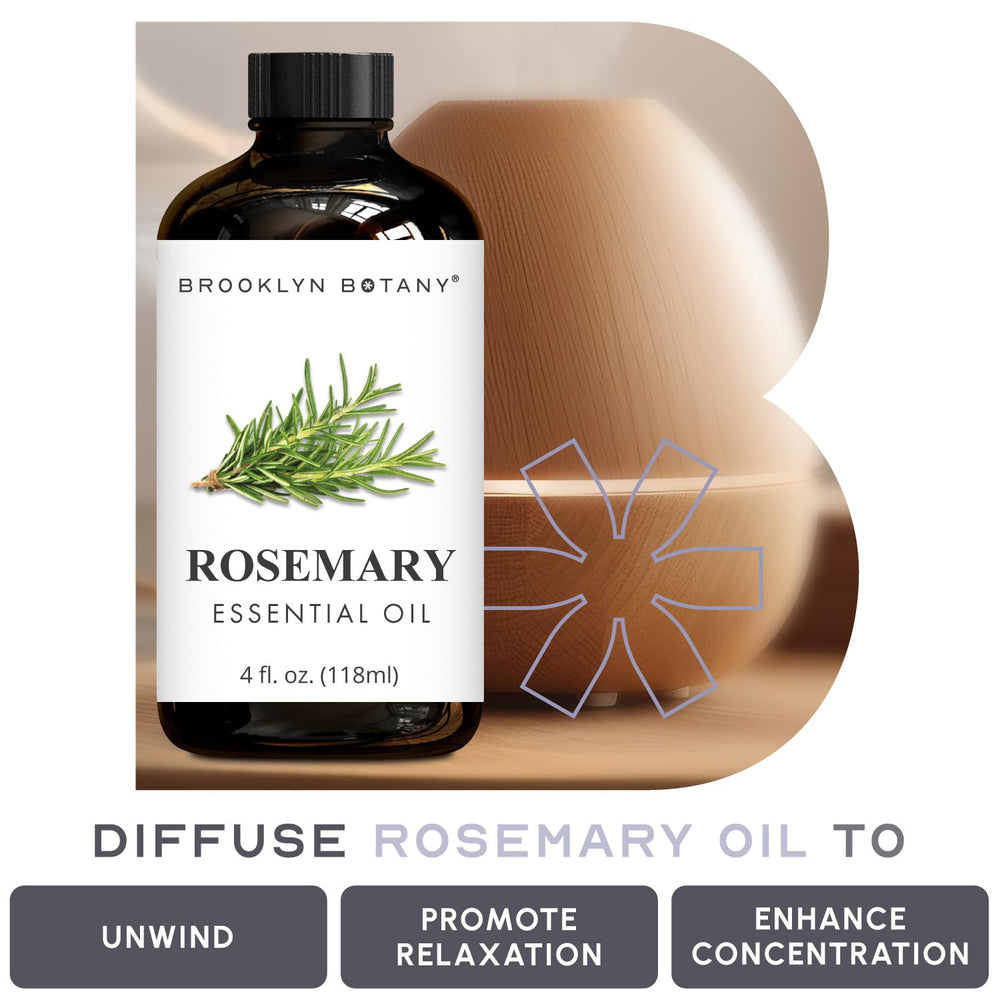 Close-up of rosemary oil label and batch notes