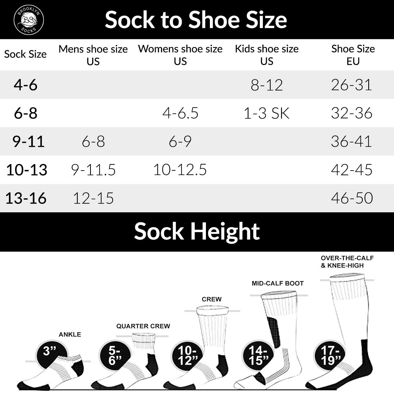 Brooklyn Socks big-tall diabetic ankle socks value-pack collection