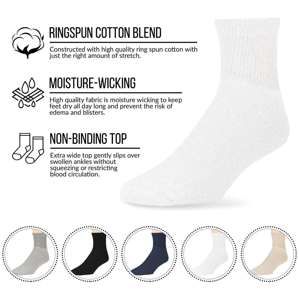 Brooklyn Socks big-tall diabetic ankle socks walking use daily activity