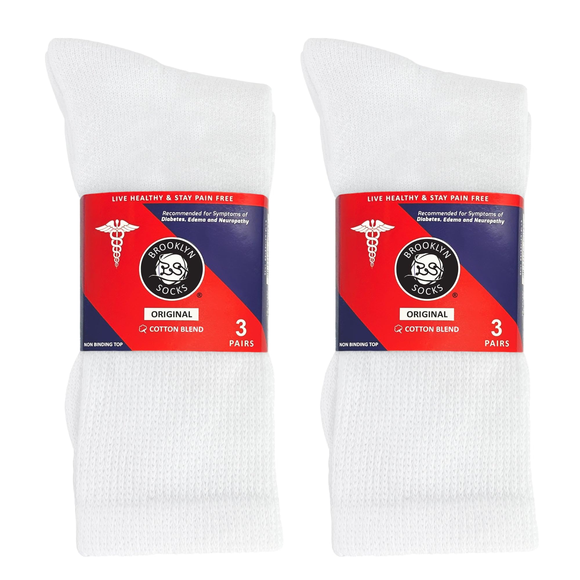 Brooklyn Socks crew length ideal with boots or sneakers